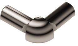 Schluter Rondec Double-Leg 90 Degree Outside Corner Polished Nickel